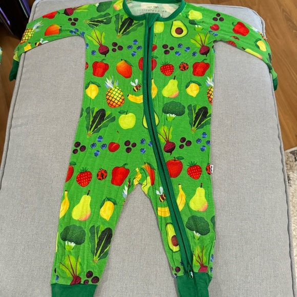 HTF Once Upon a Farm Little Sleepies Zippy 3-6mo